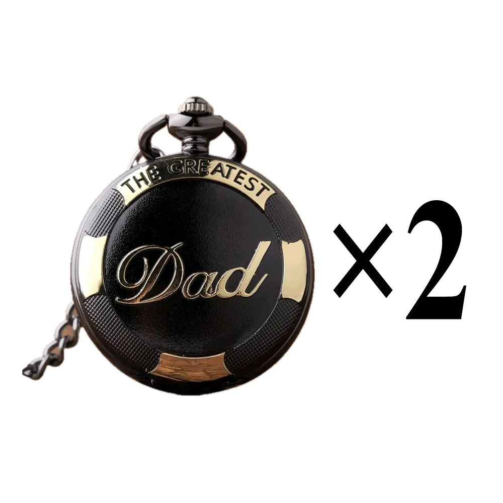 Zeitlose Taschenuhr mit präzisem Quarzwerk und eleganten Ziffern