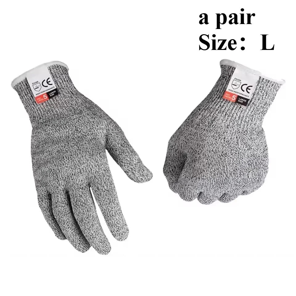 Schnittfeste HPPE Handschuhe Schutz Guantes Gartenarbeit - Küche