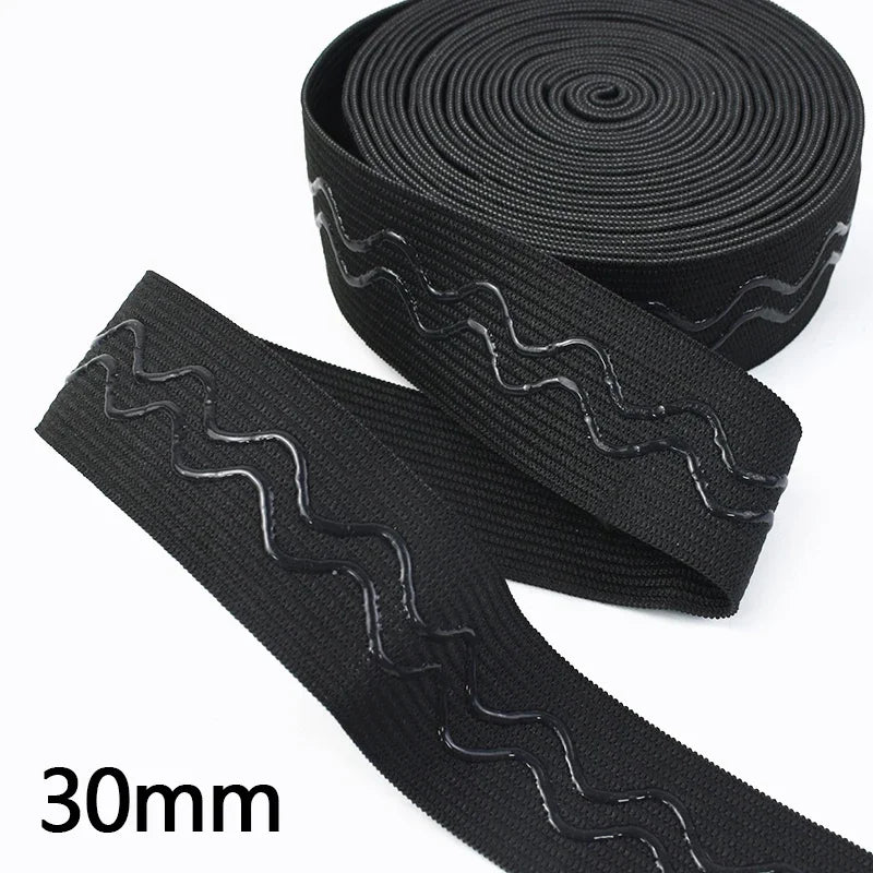 Elastische Silikonbänder 2-10m 20-40mm für Yoga und Sportswear