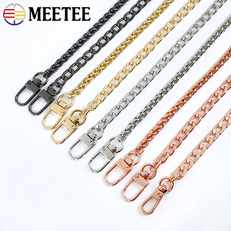 Metall Ketten Schulterriemen 100 120 cm Ersatz für Geldbörse Tasche