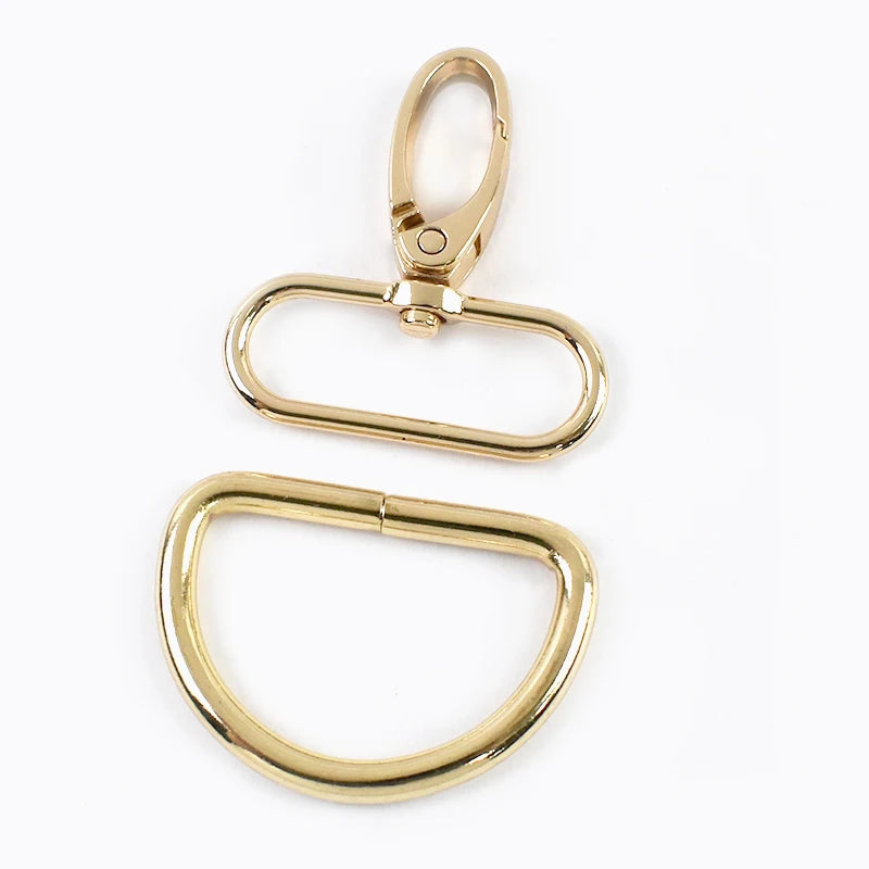 Vielseitige Metallschnallen D Ring Haken für DIY Projekte und Zubehör