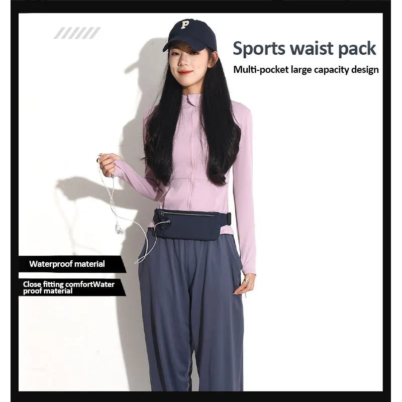 Unisex leichte Sport Hüfttasche mit verstellbarem Riemen für Alltag