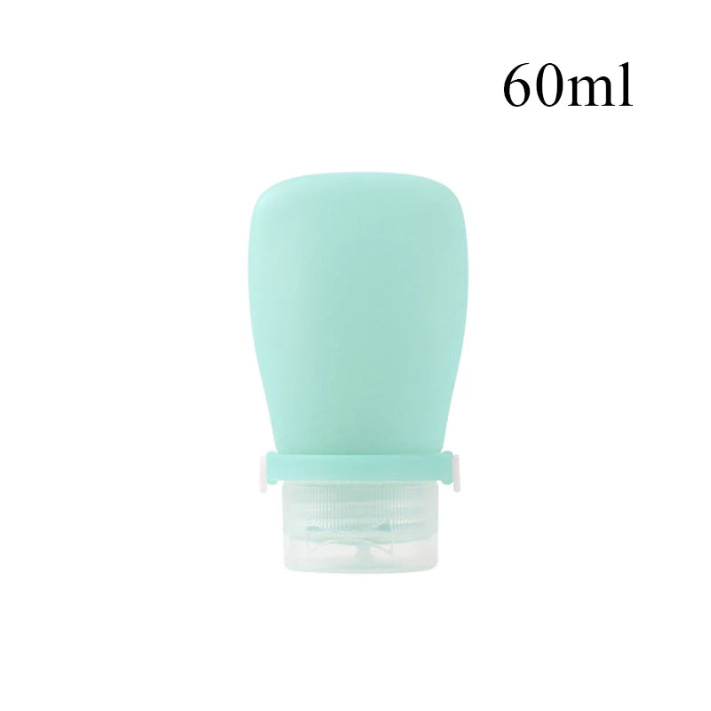 Auslaufsichere Silikon-Reiseflasche 30-90ml – flexibel, nachfüllbar - kompakt