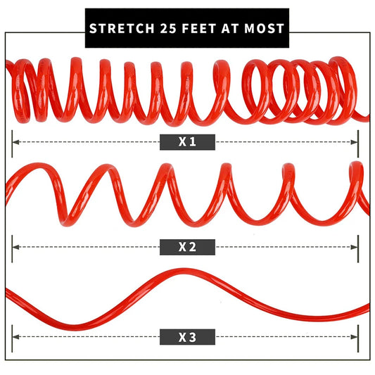 Pneumatischer Spiralschlauch für Luftkompressor lange Luftschläuche