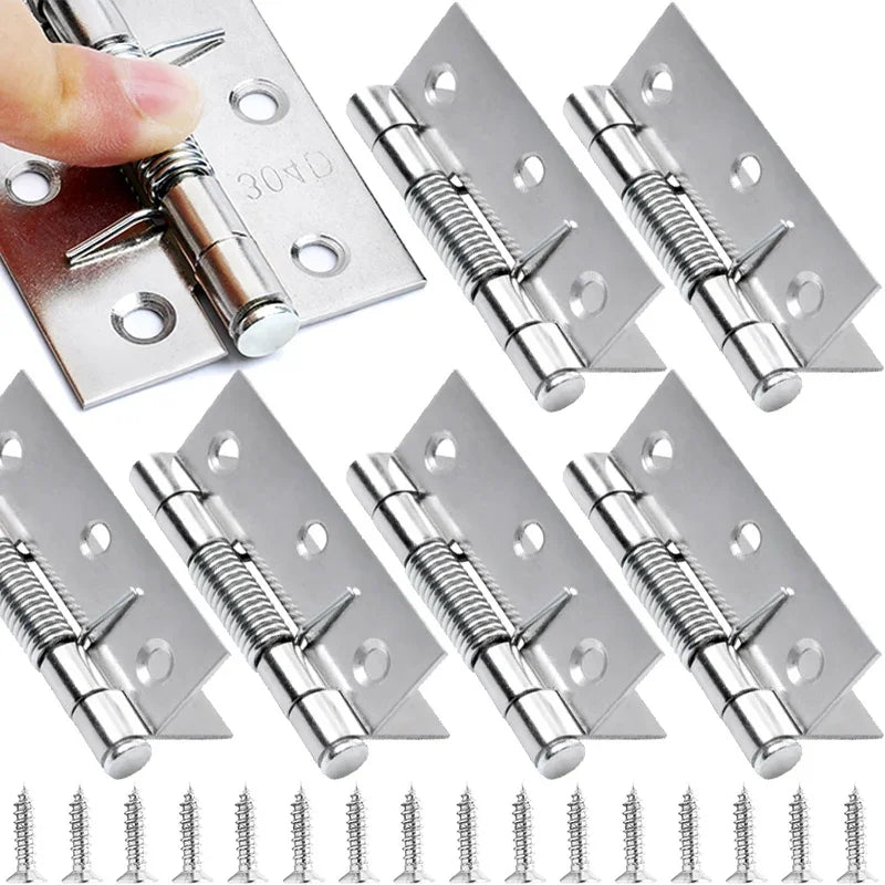 Automatisch schließende Edelstahl-Türscharniere 1/2Set – robust - leise