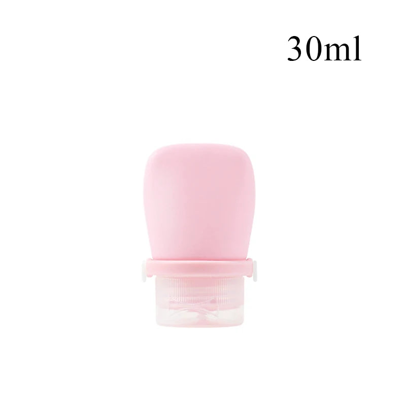 Auslaufsichere Silikon-Reiseflasche 30-90ml – flexibel, nachfüllbar - kompakt