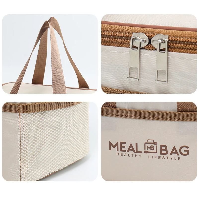 Tragbare isolierte Lunchtasche mit Schultergurt, wasserdicht und praktisch