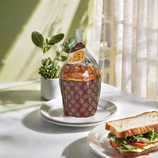 5er Set Panettone Papierbackformen perfekt für italienisches Gebäck