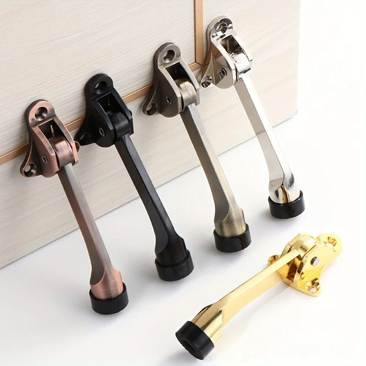 Robuster Türstopper aus Zinklegierung mit Gummiringen für sicheren Halt