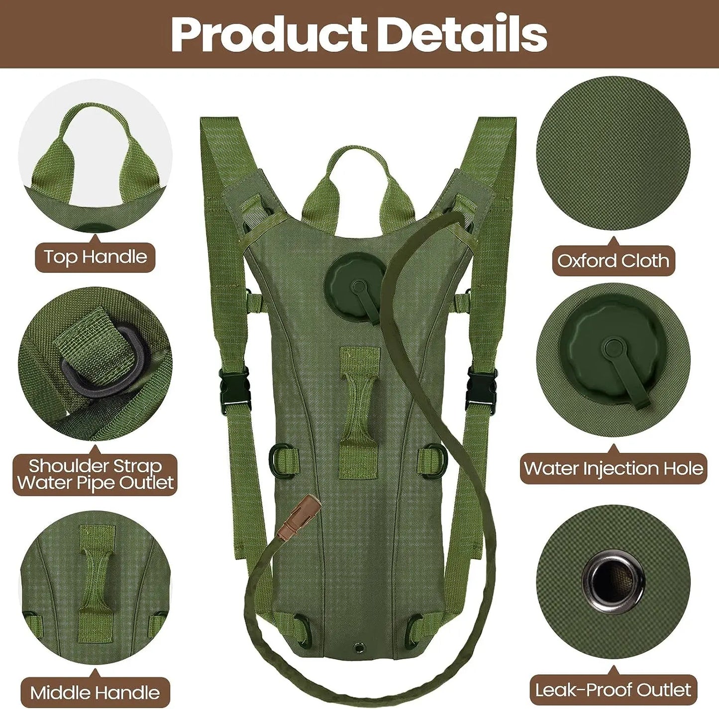 Robuster Sport-Trinkrucksack 3L mit wasserdichter Blase – leicht - komfortabel