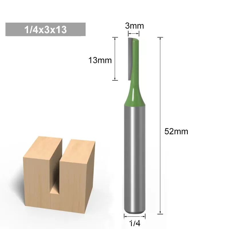 Doppel-Flöte Fräser mit 6mm Schaft für Holzbearbeitung vielseitig einsetzbar