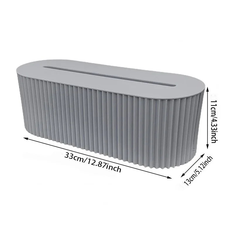 Effizient - kompakt: Kabel Organizer mit 7 Fächern, robustes PP, 30x13x11 cm