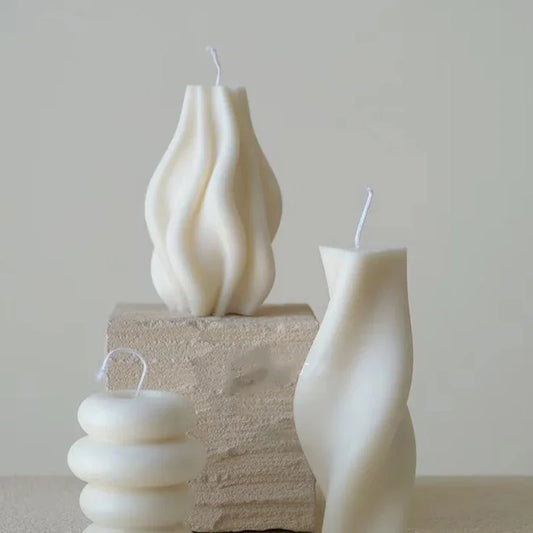 DIY Silikon Kerzenform für einzigartige Wellen Säulenkerzen