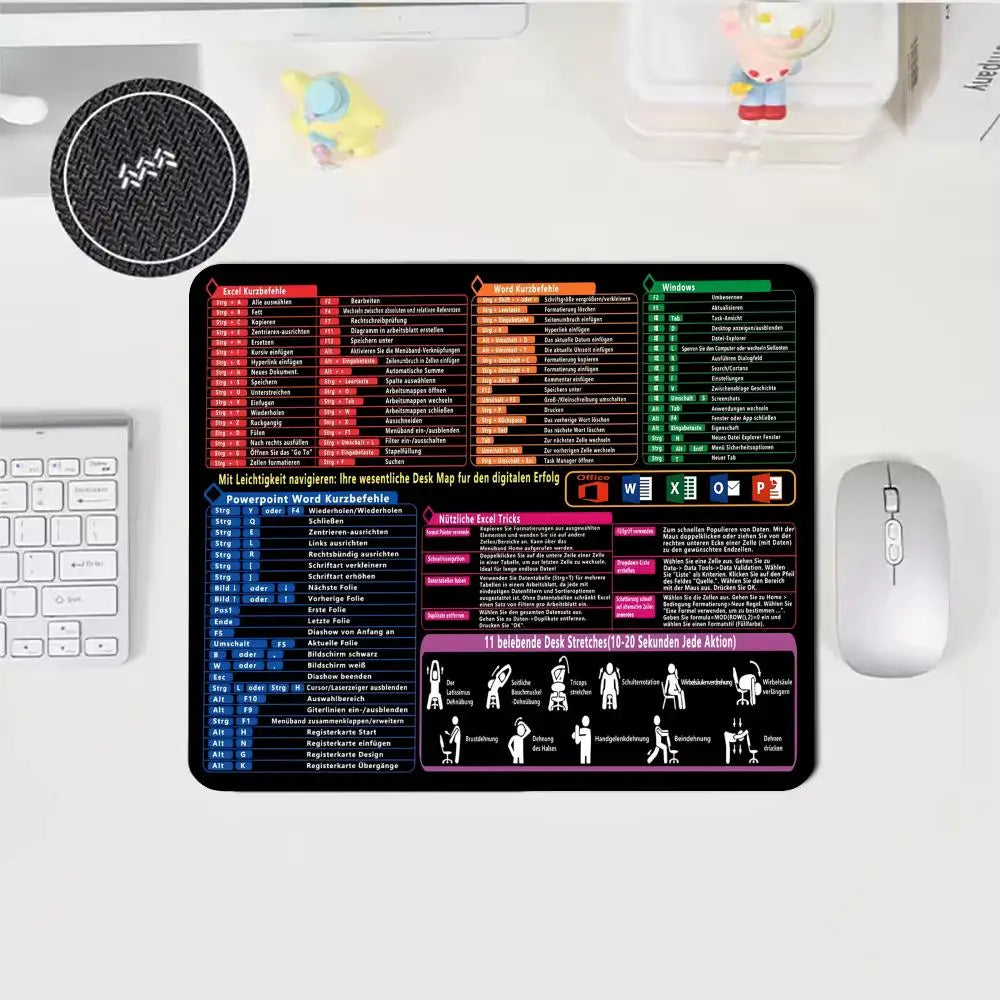 Effiziente Schreibtischunterlage mit Excel Tastenkombinationen
