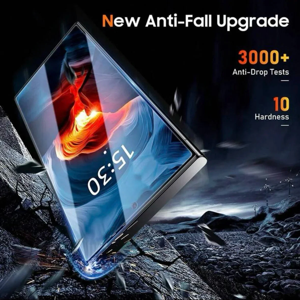 2-5x Panzerglas Displayschutz Anti-Fingerprint Kratzfest Klar Smartphone