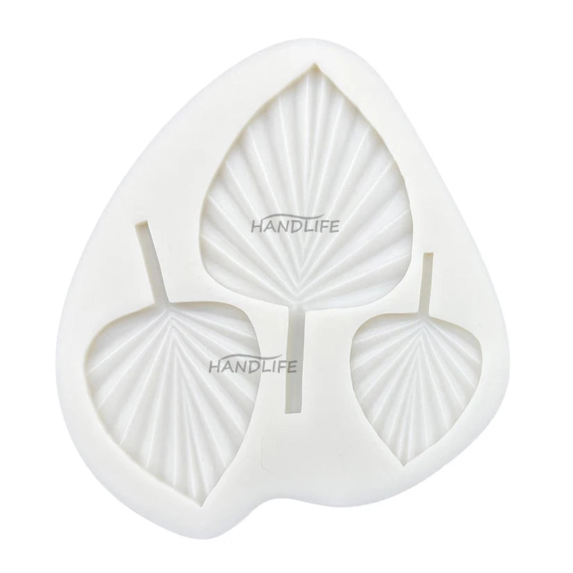 Palmblatt Silikonform für Fondant und Cupcake Dekoration