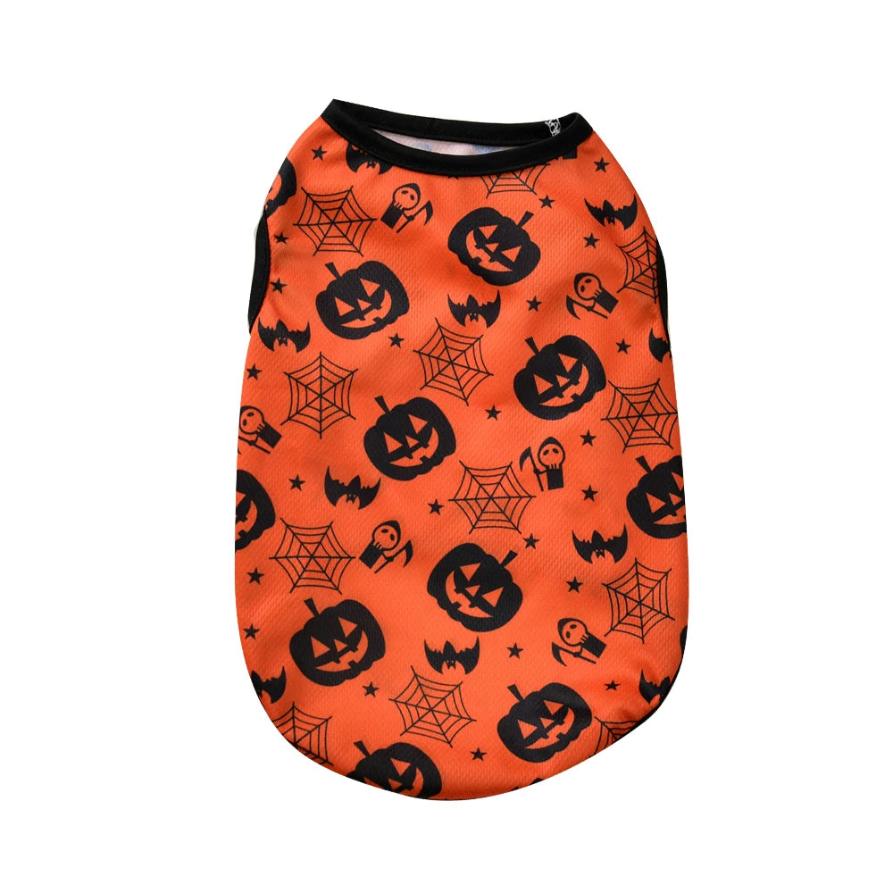 Halloween Haustier Kostüm Lustiger Pullover für Hunde Katzen Atmungsaktiv