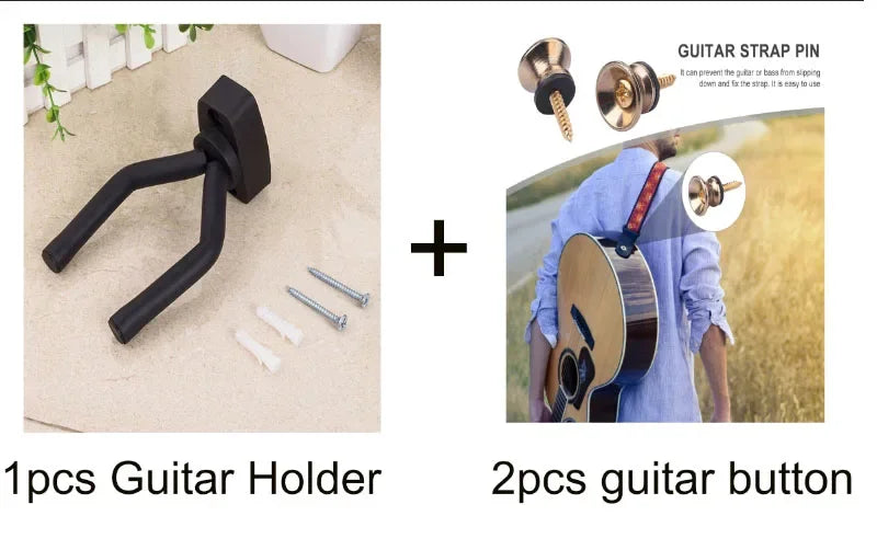 Gitarren Wandhalterung ABS Halter für sichere Instrumentenpräsentation