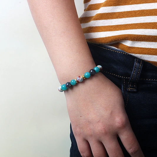 Citrin Aventurin Kristall Armband: Feng Shui Glück & Reichtum für Unisex