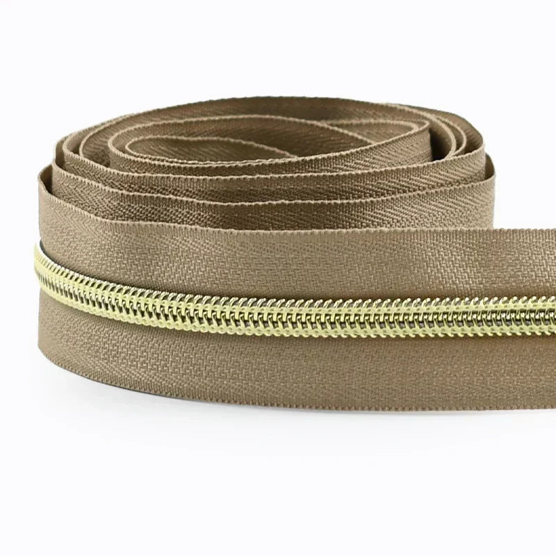 Nylon Reißverschluss Meterware DIY Kleidung Taschen Reparatur 5/10/20m Länge
