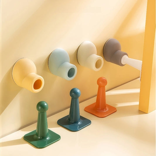 Leiser Silikon Türstopper Selbstklebend Antikollisionsschutz für Kinder