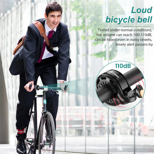Fahrradglocke Edelstahl Ring MTB Lenker Glocke mit klarem Sound