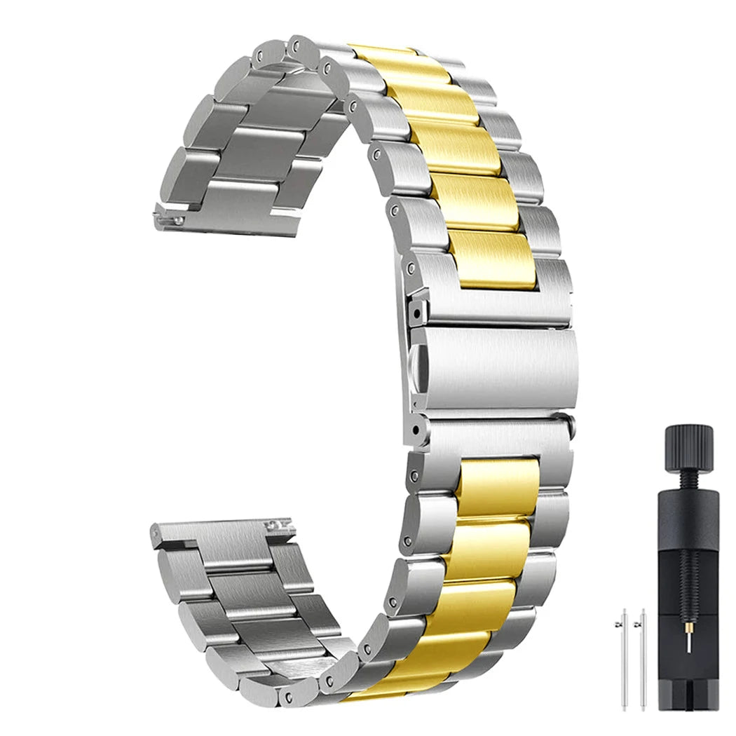 Elegantes Edelstahl-Armband für Huawei Watch 42/46mm – robust - zeitlos unisex