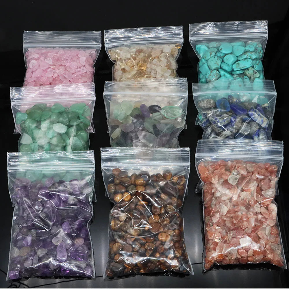 Natürliche Kristalle Chips für Heimdekoration und Meditation