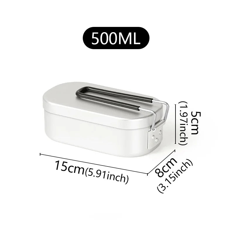 Tragbarer isolierter Aluminium-Lebensmittelbehälter für Outdoor