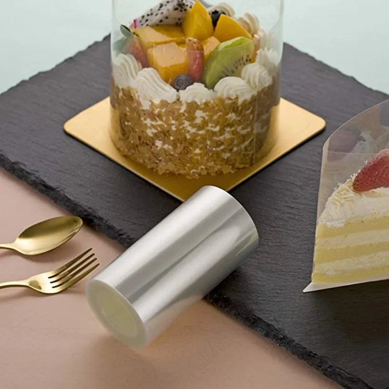 Transparentes Acetat Kuchen Dekorationsfilm aus Kunststoff – Einweg - Umweltfreundlich