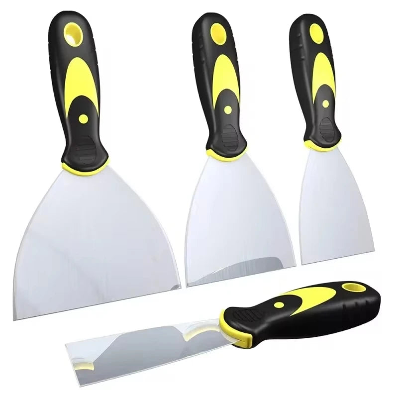 Vielseitiges 4-teiliges Edelstahl-Spachtel-Set 2-5 Zoll – robust - ergonomisch