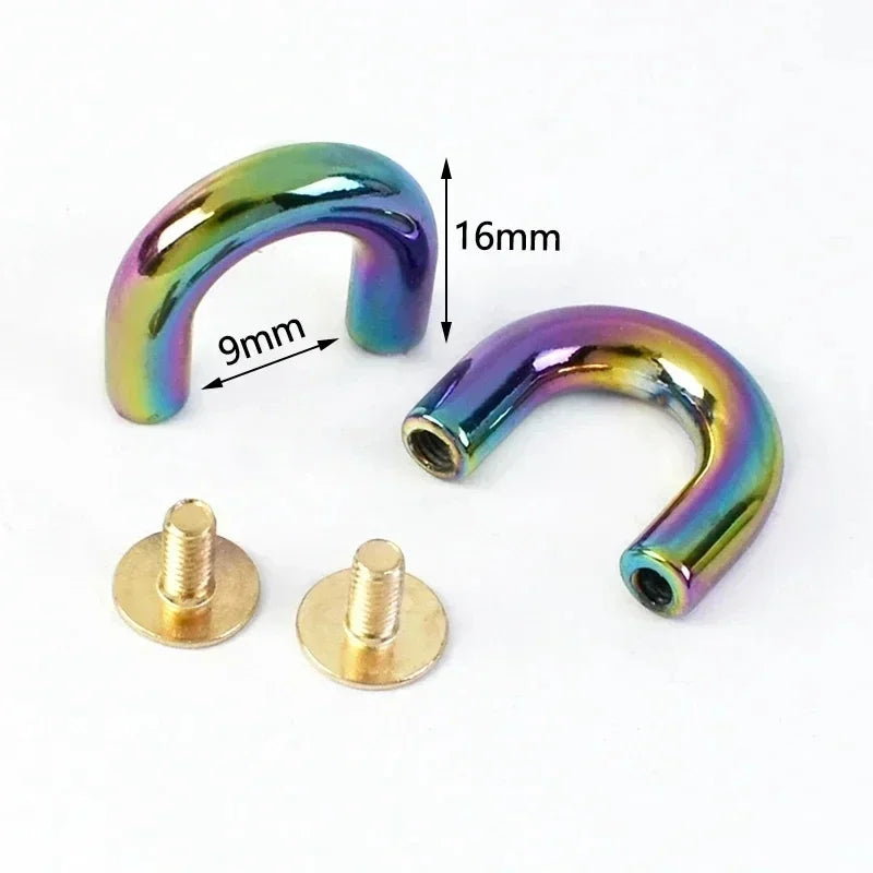 10-30 Stück Metallschnallen U-Ring 10-20mm für Taschen und DIY Projekte