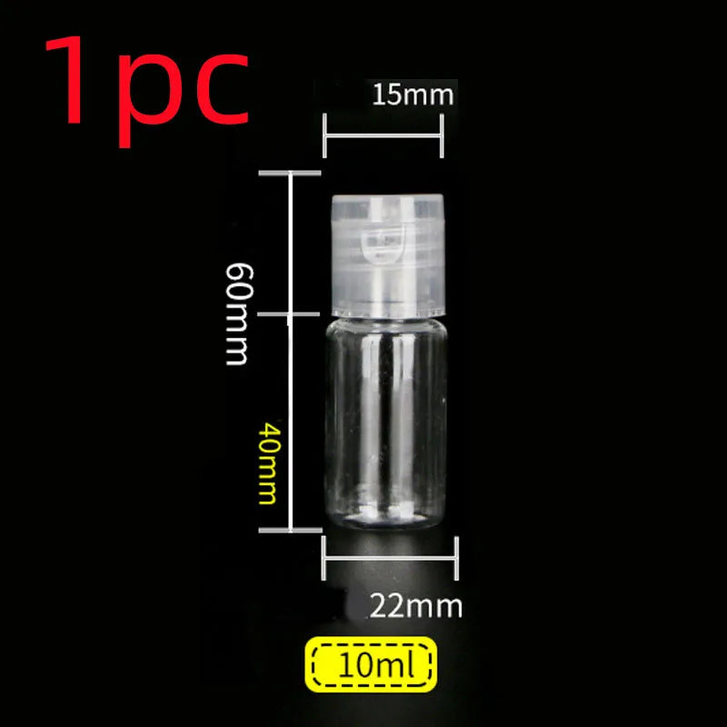 Auslaufsichere Silikon-Reiseflasche 30-90ml – flexibel, nachfüllbar - kompakt
