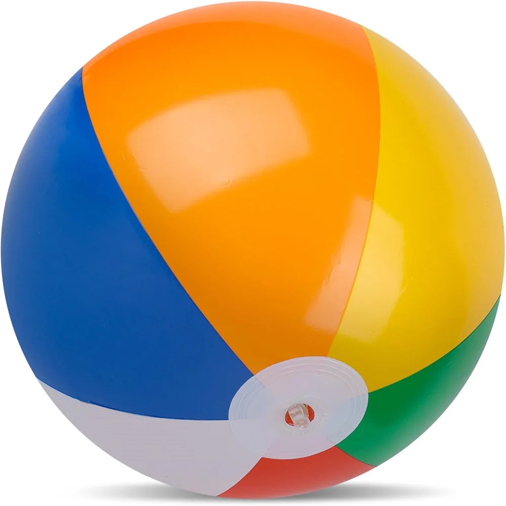 Bunter 40 cm Wasserball – Robust, leicht - perfekt für Strand - Poolspaß