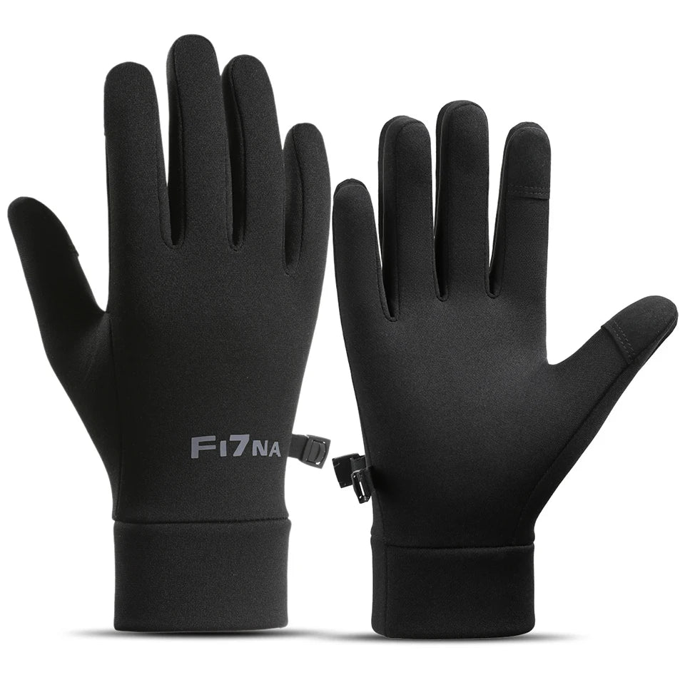 Winter-Fahrradhandschuhe Herren Damen wasserdicht warm Touchscreen M-XL