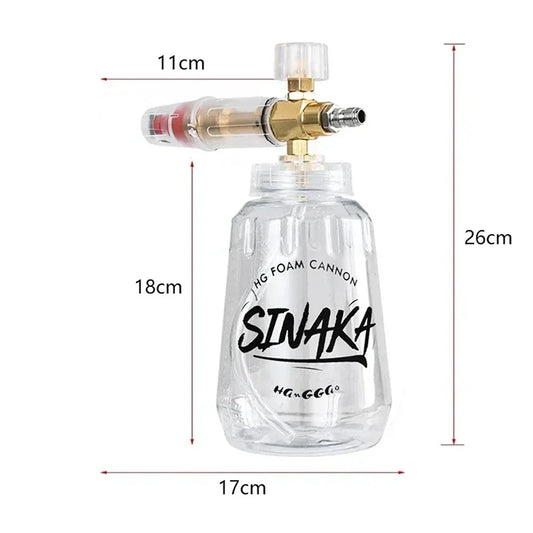 Hochdruckreiniger Schlauch mit Schnellanschluss und 5-Farben-Düse M22