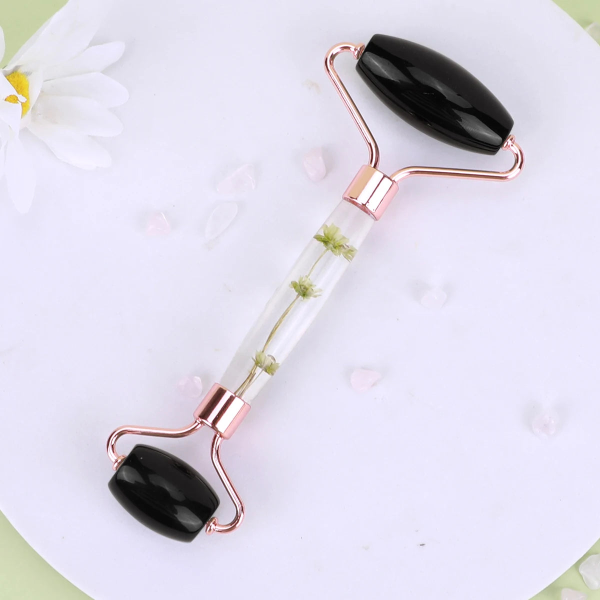 Natürlicher Jade Roller für Gesichtsmassage - Hautpflege – Anti-Aging Wirkung