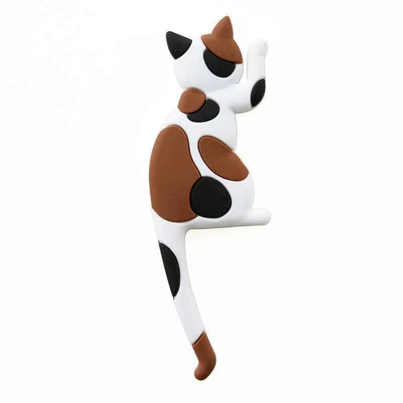 Flexible Katzen Haken mit Magnet für Küche Kühlschrank und Büro
