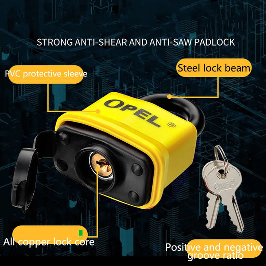 Sicherheits Vorhängeschloss Eisen Stahl Outdoor Wasserdicht Staubdicht PVC