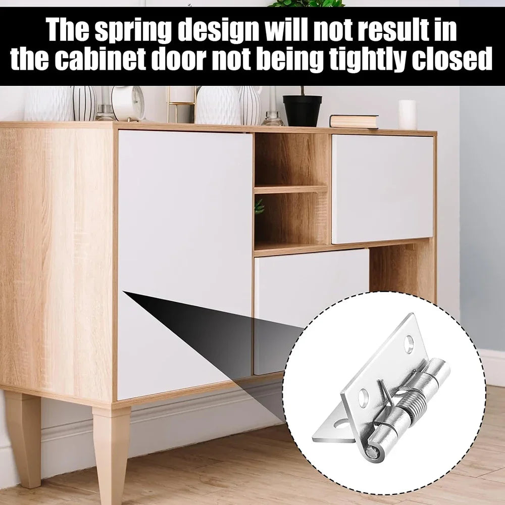 Automatisch schließende Edelstahl-Türscharniere 1/2Set – robust - leise
