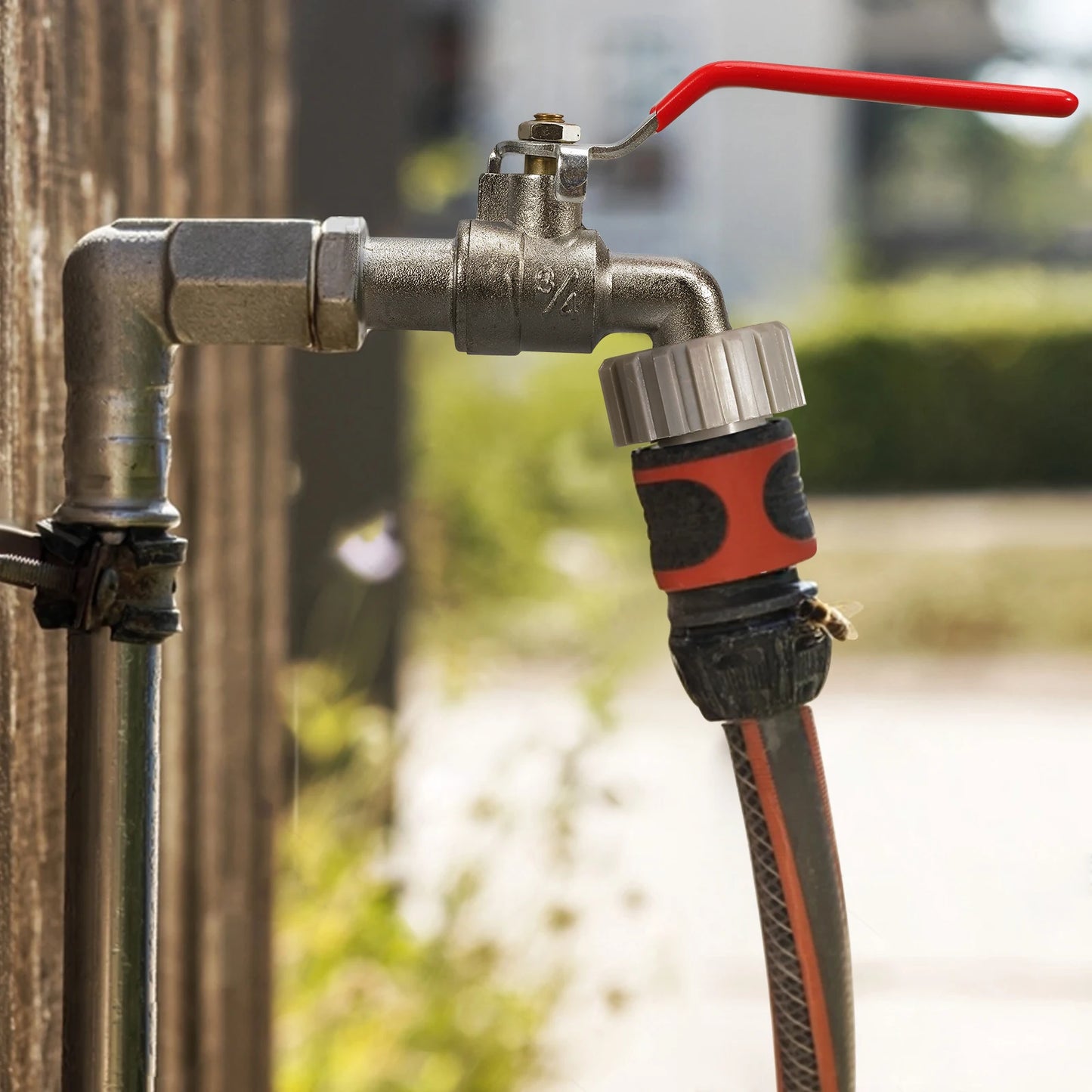 Langlebiger IBC Tankhahn Adapter S60x6 auf 1/2 - 3/4 für stabile Wasseranschlüsse