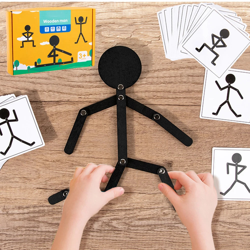 Montessori DIY Puzzle für Vorschulkinder – 24 Karten fördern Feinmotorik spielerisch