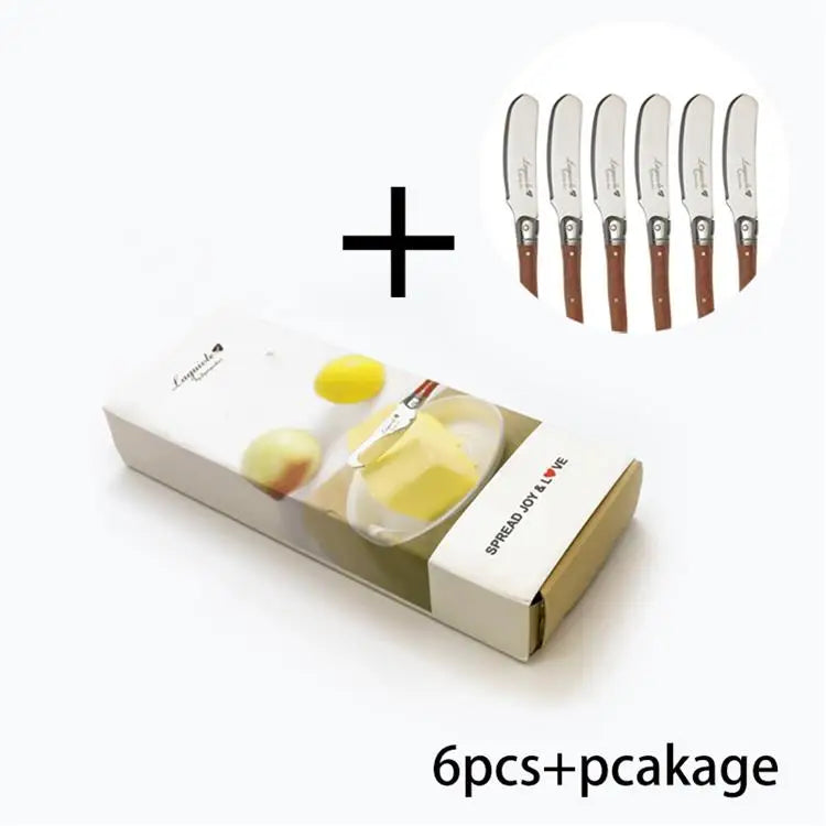 Set Buttermesser Mit Edelstahlklinge Und Rossholzgriff Für Perfektes Streichen