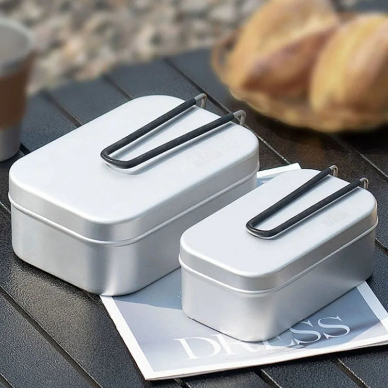 Tragbarer isolierter Aluminium-Lebensmittelbehälter für Outdoor
