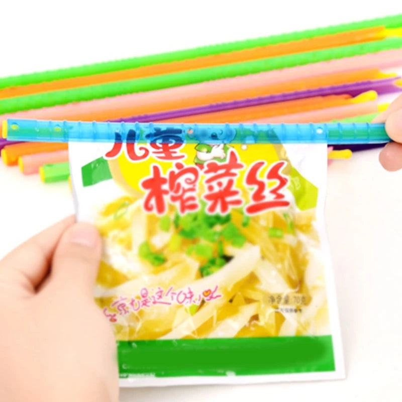 30 bunte Beutelclips, 5 Farben – luftdichte Frischhalteklemmen, 30er Set