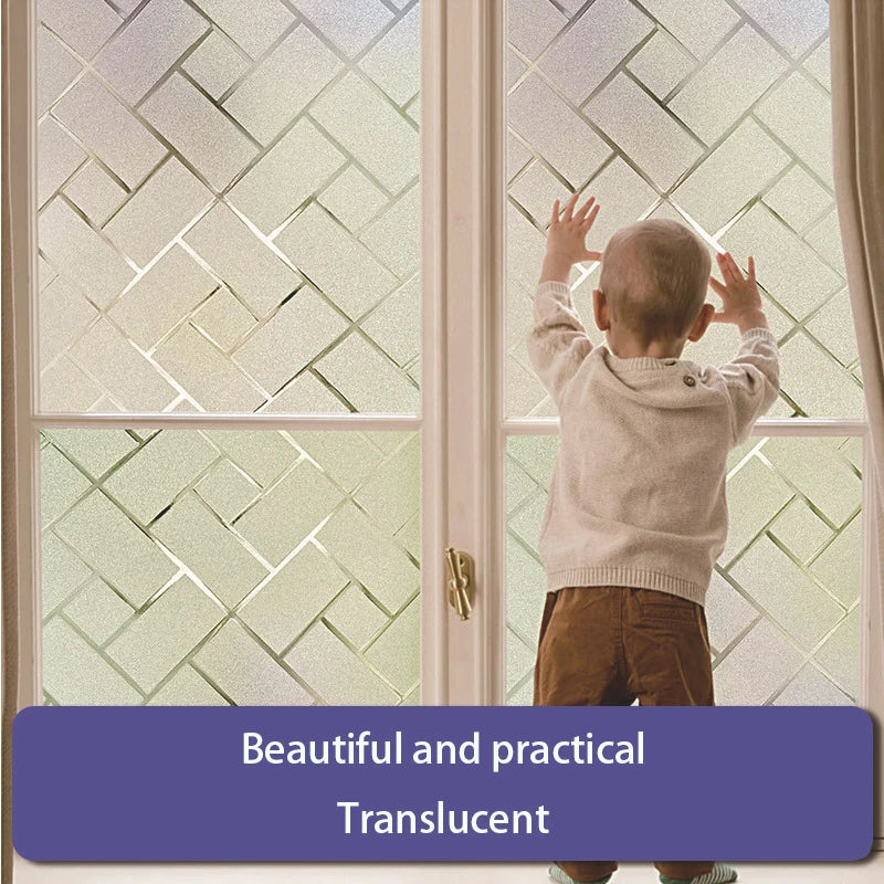 3D Buntglas Fensterfolie Selbstklebend Für Sichtschutz Und Dekoration