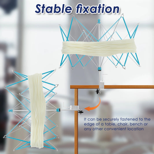 Handbetriebener Garnwickler Garnhalter Wickler Nähwerkzeug Kunststoff