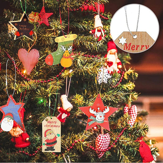 100 Stück 20 cm Aufhänge-Seile für Weihnachtsbaumkugeln mit Schnappverschluss