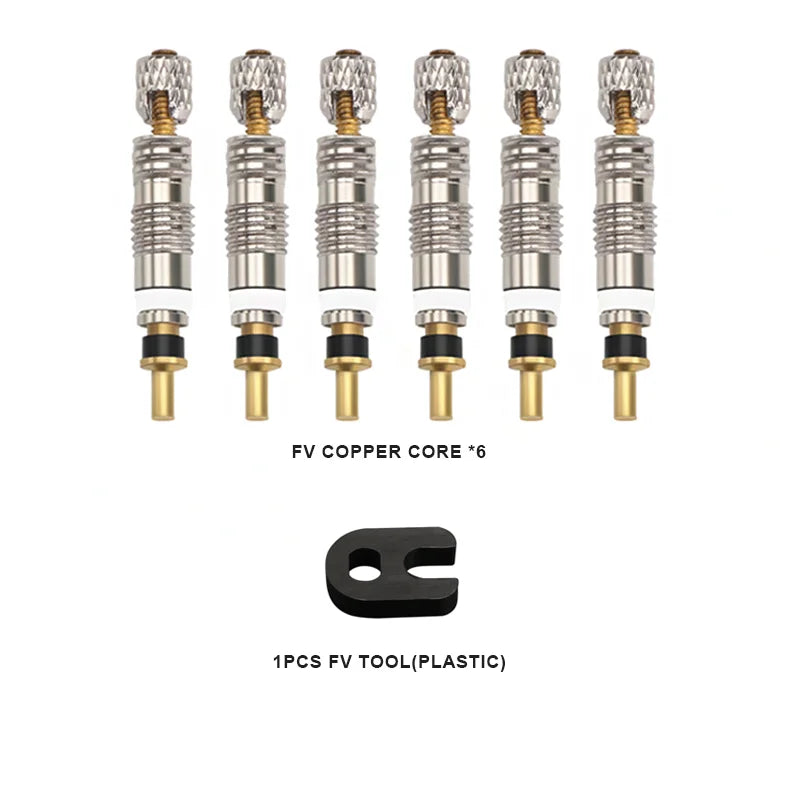 Präzises Presta Tubeless Ventil Core Kit – langlebig, abnehmbar - dicht