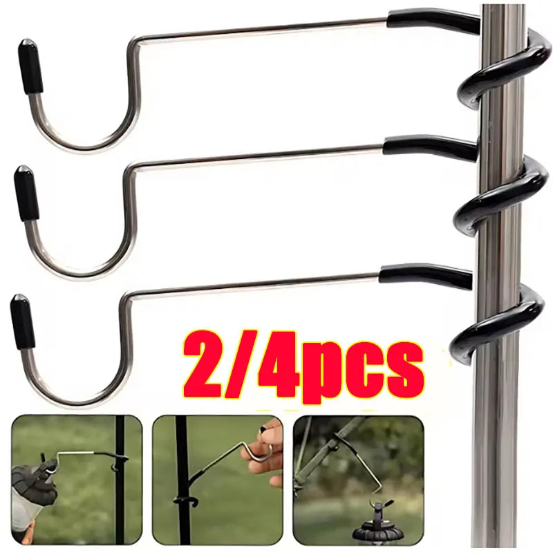 Robuster Edelstahl Licht Ständer – Tragbarer Laternenhalter für Camping - Outdoor